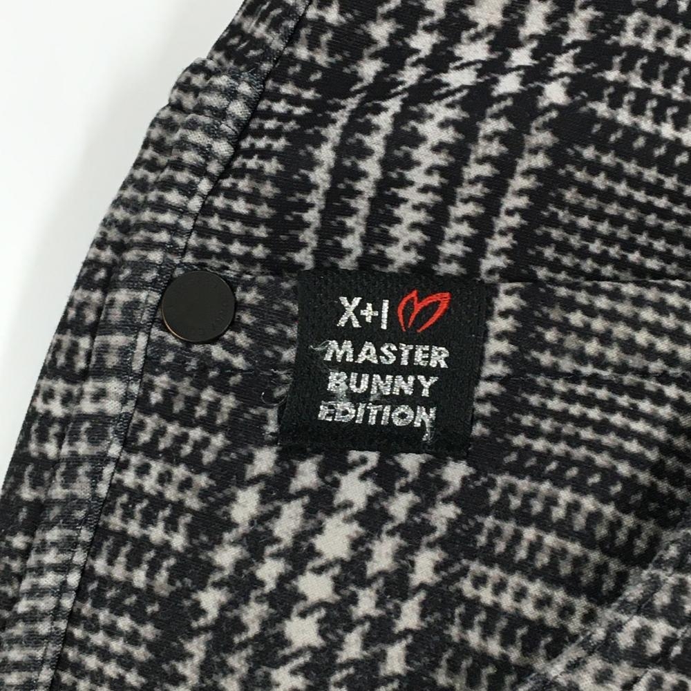 マスターバニー パンツ グレー×黒 チェック 裏起毛 メンズ 5(L) ゴルフ