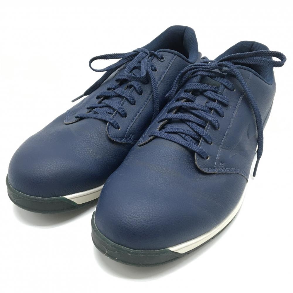 ミズノ ゴルフシューズ ネイビー×白 PYV0520 スパイクレス  メンズ 26.0 ゴルフウェア MIZUNO
