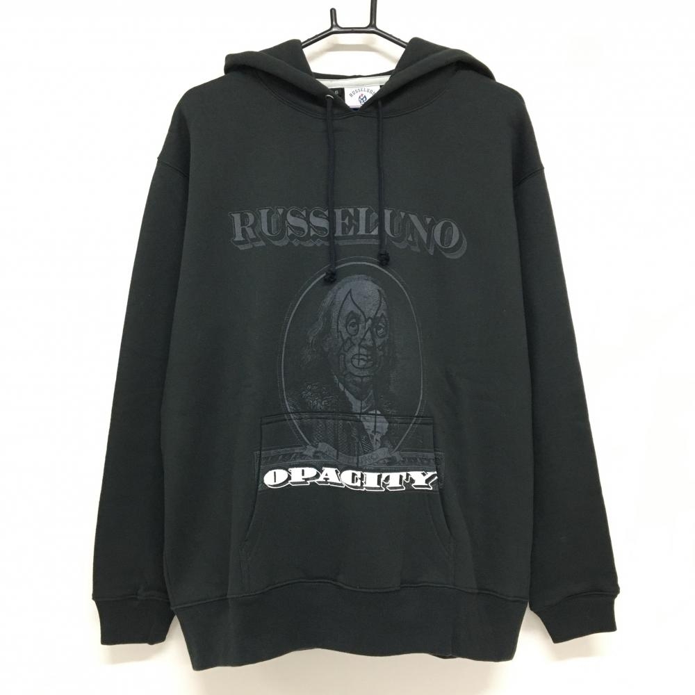 【美品】　XL RUSSELUNO ラッセルノ　ベロア　パーカー RUSSELUNOゴルフウェア フーディパーカー coco 中古 ラッセルノ