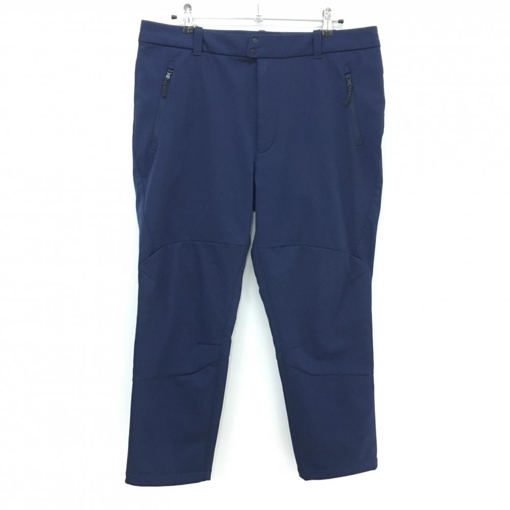 【美品】RLXラルフローレン パンツ ネイビー 裏微起毛 シンプル  メンズ 36 ゴルフウェア Ralph Lauren