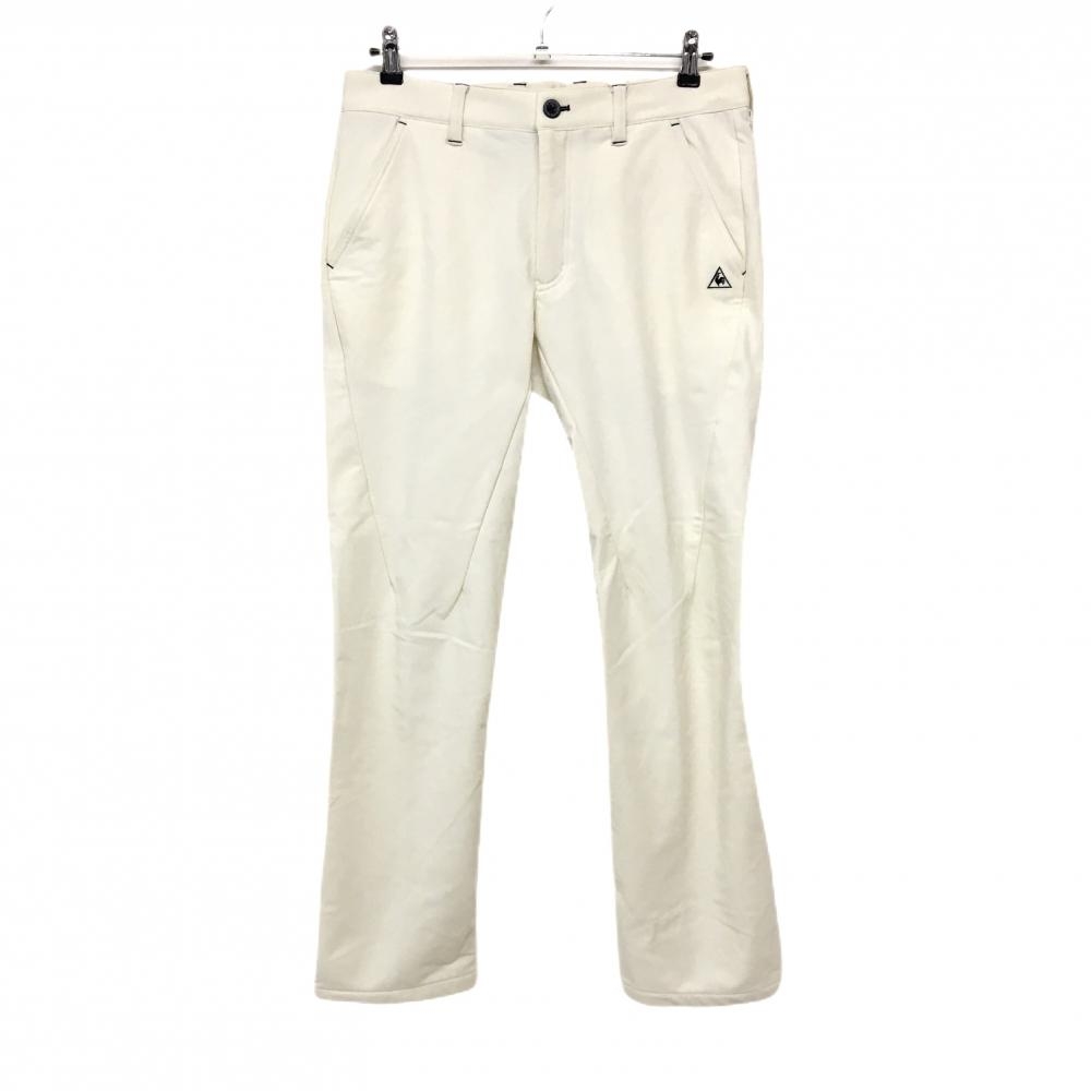 【新品】ルコックゴルフ パンツ 白 裏起毛 ストレッチ メンズ 82 ゴルフウェア le coq sportif