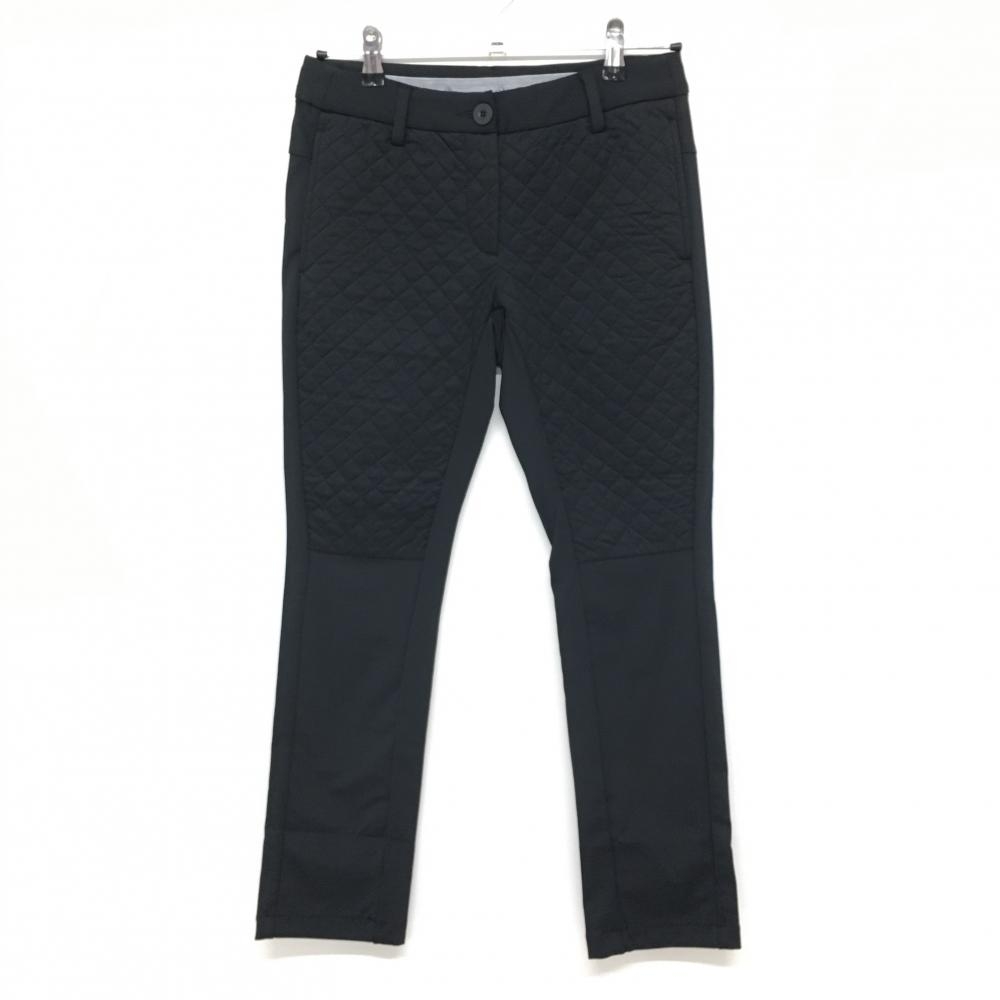 【超美品】アディダス 中綿パンツ 黒 COLD.RDY 前面膝上中綿  レディース M ゴルフウェア 2023年モデル adidas
