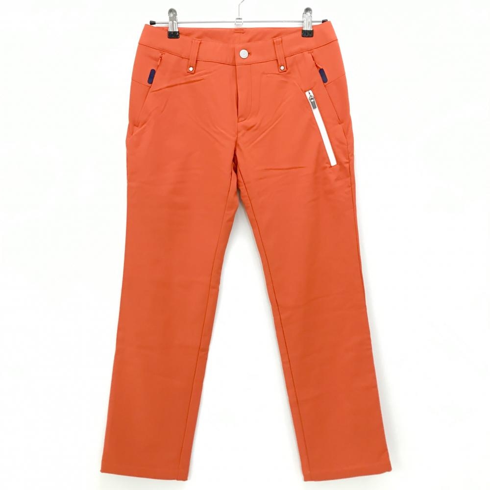 【超美品】アディダス パンツ オレンジ 裏起毛 ADIPURE レディース M/M ゴルフウェア adidas
