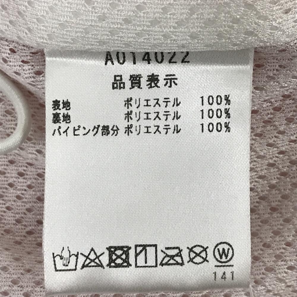 アルチビオ ジャケット レッド×白 ロゴ総柄 裏地メッシュ レディース