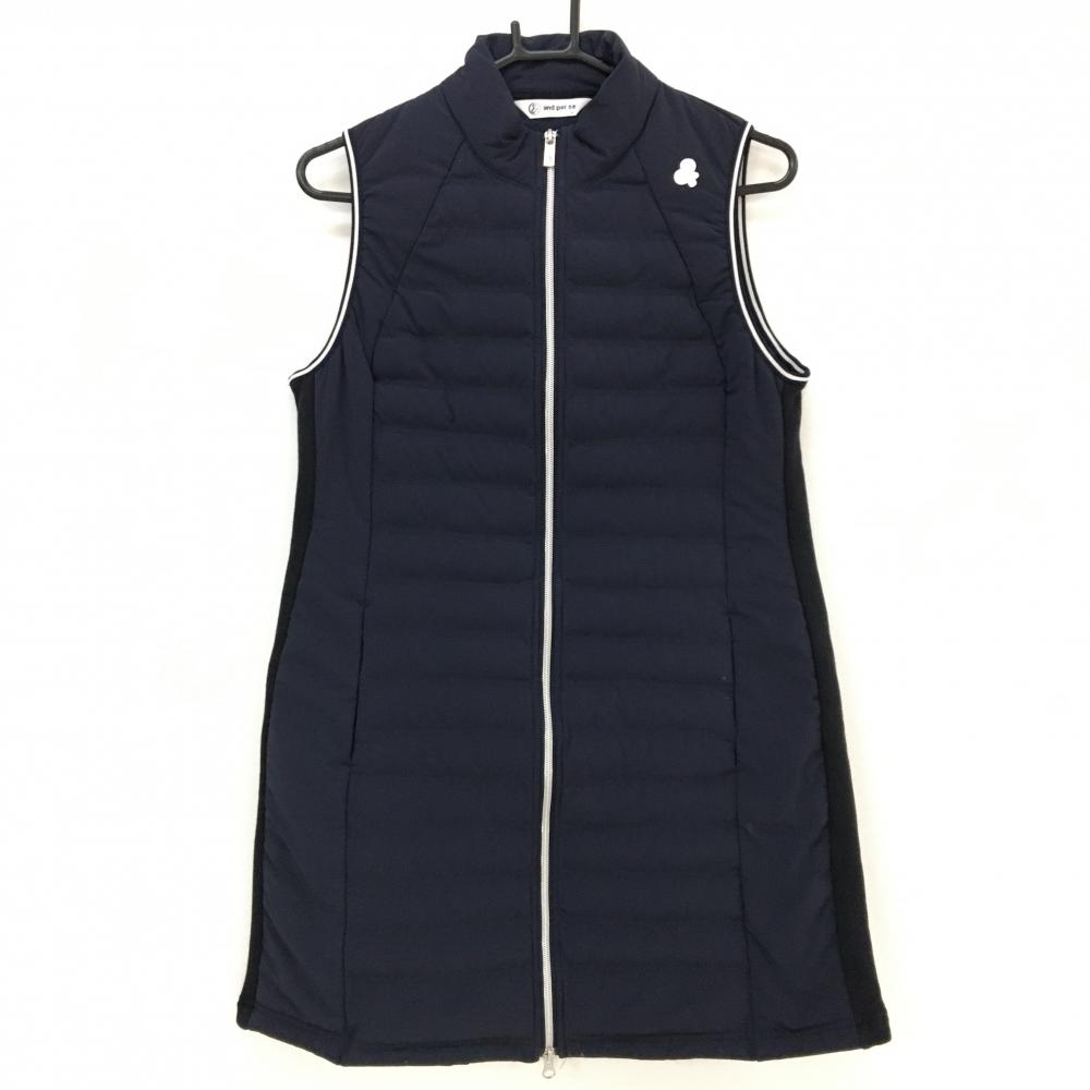 【未使用 タグ付】 アルチビオ 中綿 ワンピース ベスト ジレ ブラック36 未使用 タグ付】 アルチビオ 中綿 ワンピース ベスト ジレ ブラック36