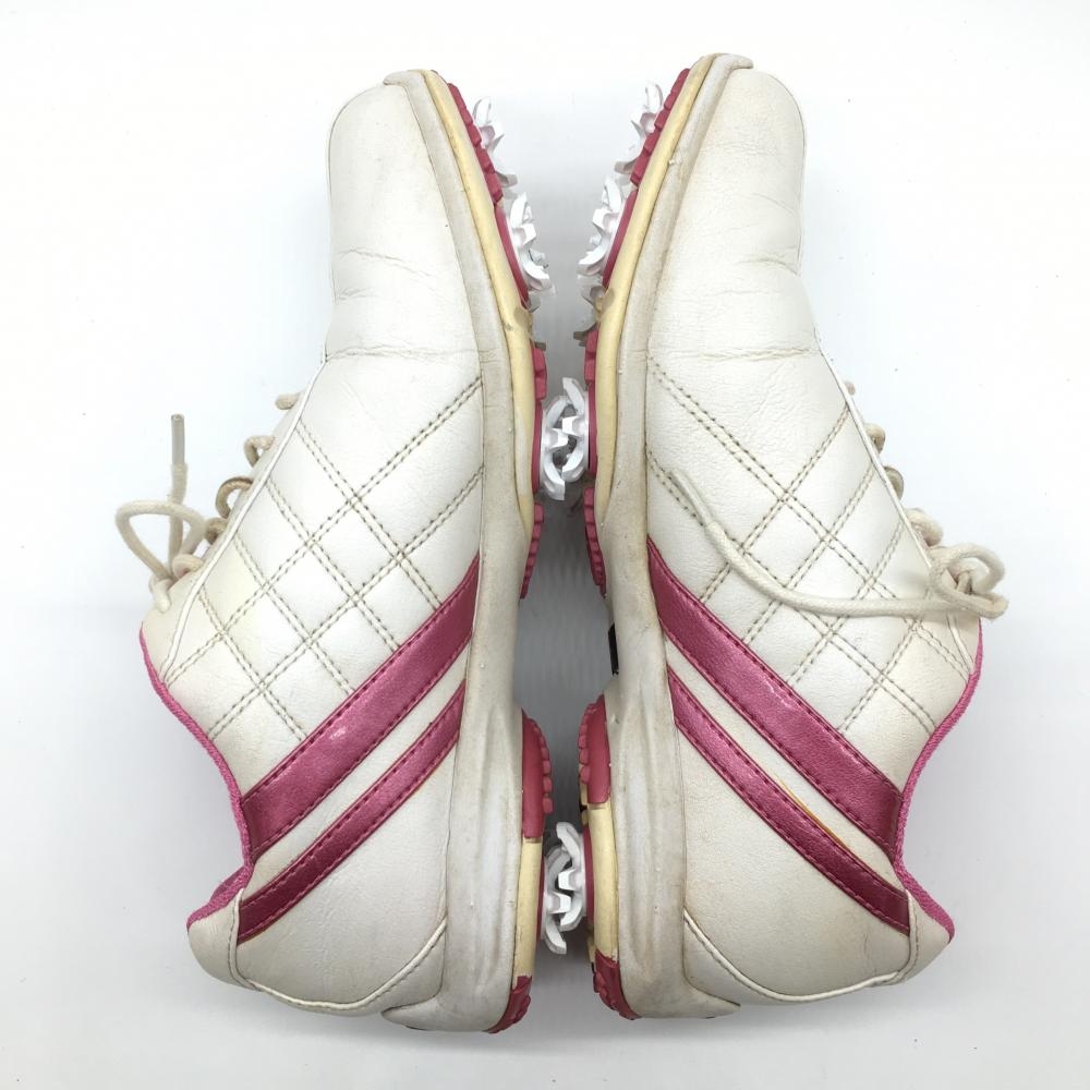 美品　Callaway ゴルフシューズ ホワイト　ピンク　23 キャロウェイ アンザ C24986240 (ゴルフシューズ) 価格比較