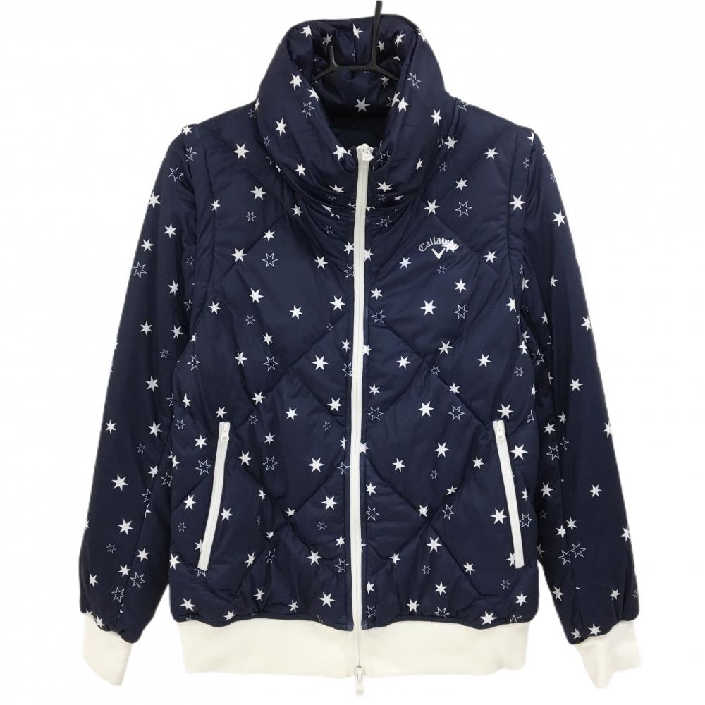 タグ付未使用品✨キャロウェイ ダウンジャケット リバーシブル 花柄 6WAY タグ付未使用品✨キャロウェイ ダウンジャケット リバーシブル 花柄