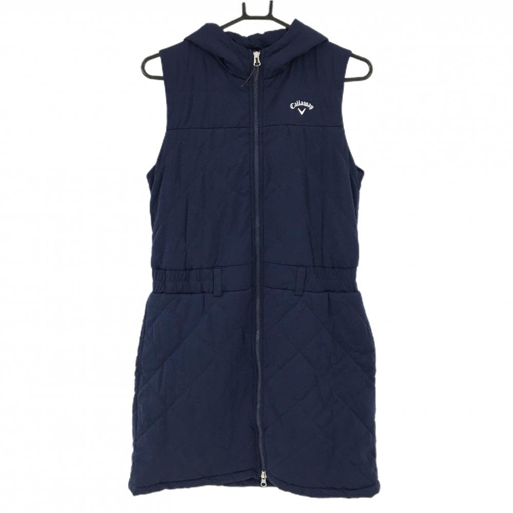 美品✨Callaway golf キルティング 中綿 スカート ネイビー 2025年最新Callaway Golf メンズ ダウンジャケットの人気アイテム
