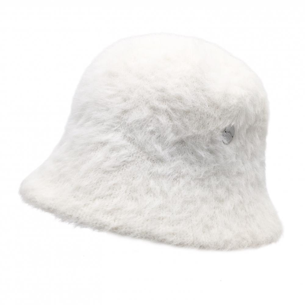 【新品】キャロウェイ バケットハット 白 モヘア風 ロゴ レディース FR ゴルフウェア 2024年モデル Callaway