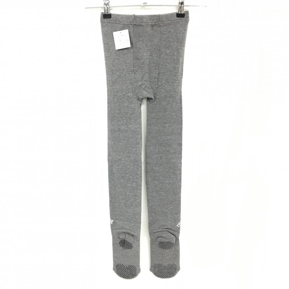 【新品】ゾーイ タイツ グレー ロゴ 滑り止め レディース 1098 ゴルフウェア ZOY