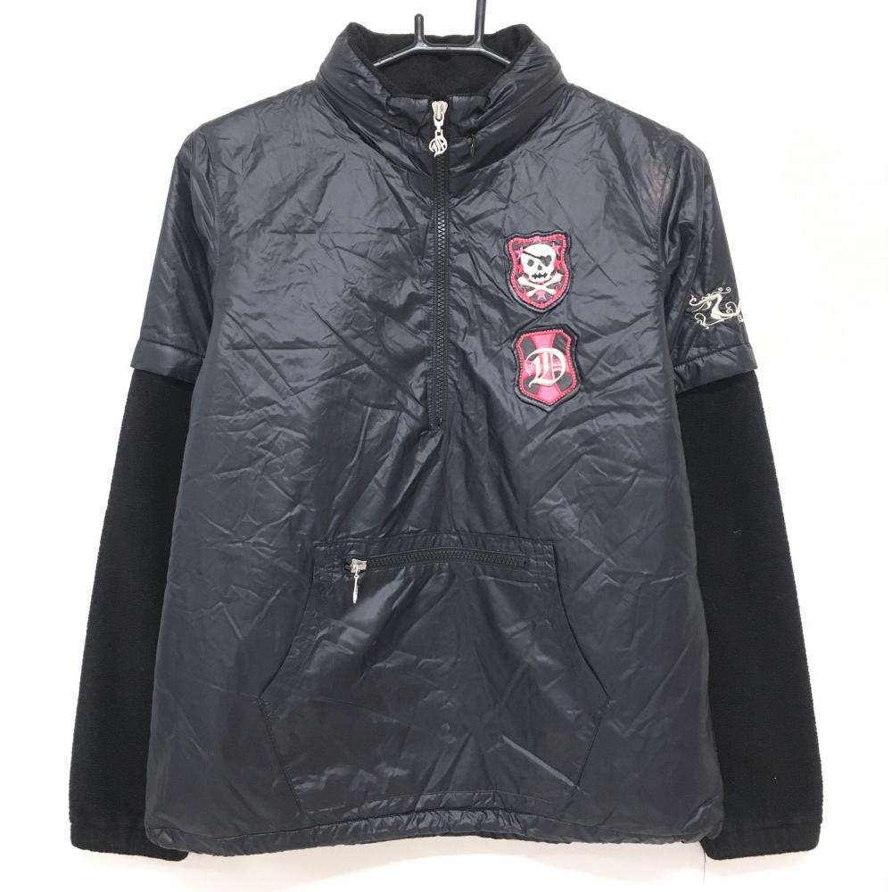 ダンスウィズドラゴン　レディース　ドラゴンフード 2way 中綿ジャケット M ダンスウィズドラゴン レディース ドラゴンフード 2way 中綿ジャケット