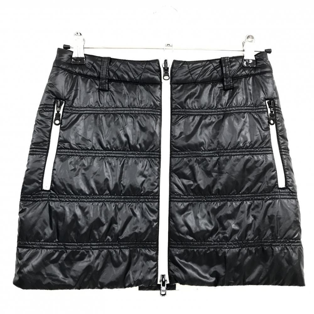 【超美品】ダンスウィズドラゴン 中綿リバーシブルスカート 黒×アイボリー  レディース 1(S) ゴルフウェア Dance With Dragon