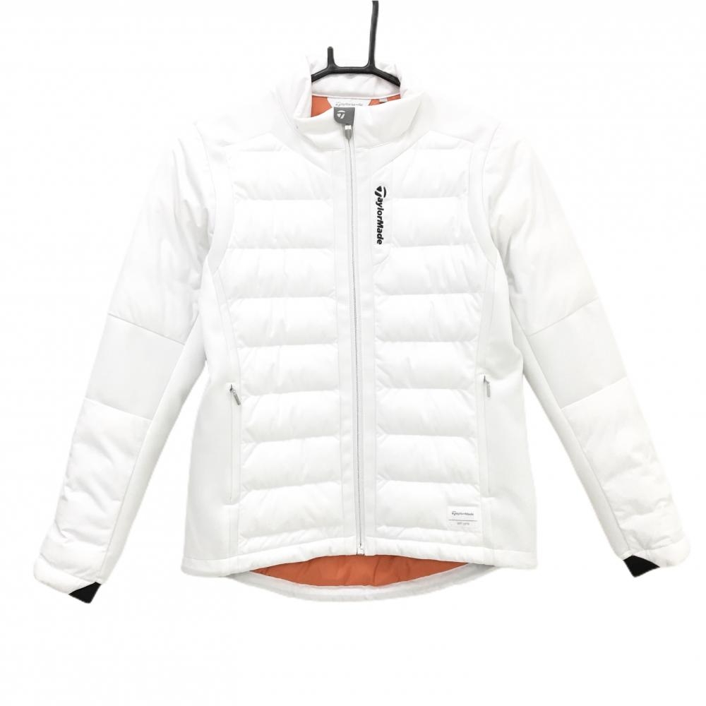 超美品】テーラーメイド 中綿ジャケット 白 キルティング レディース S