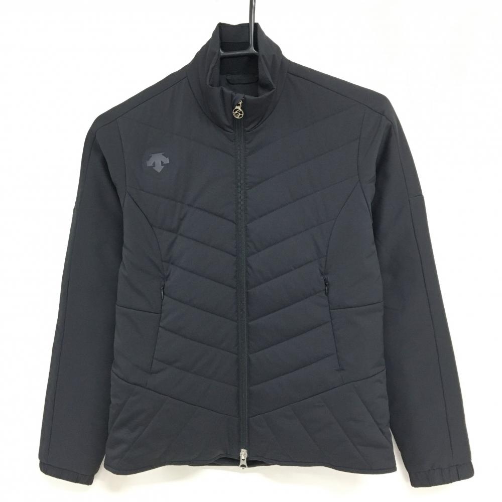 ネイビーブルー デサントボンバージャケット ネイビーブルー