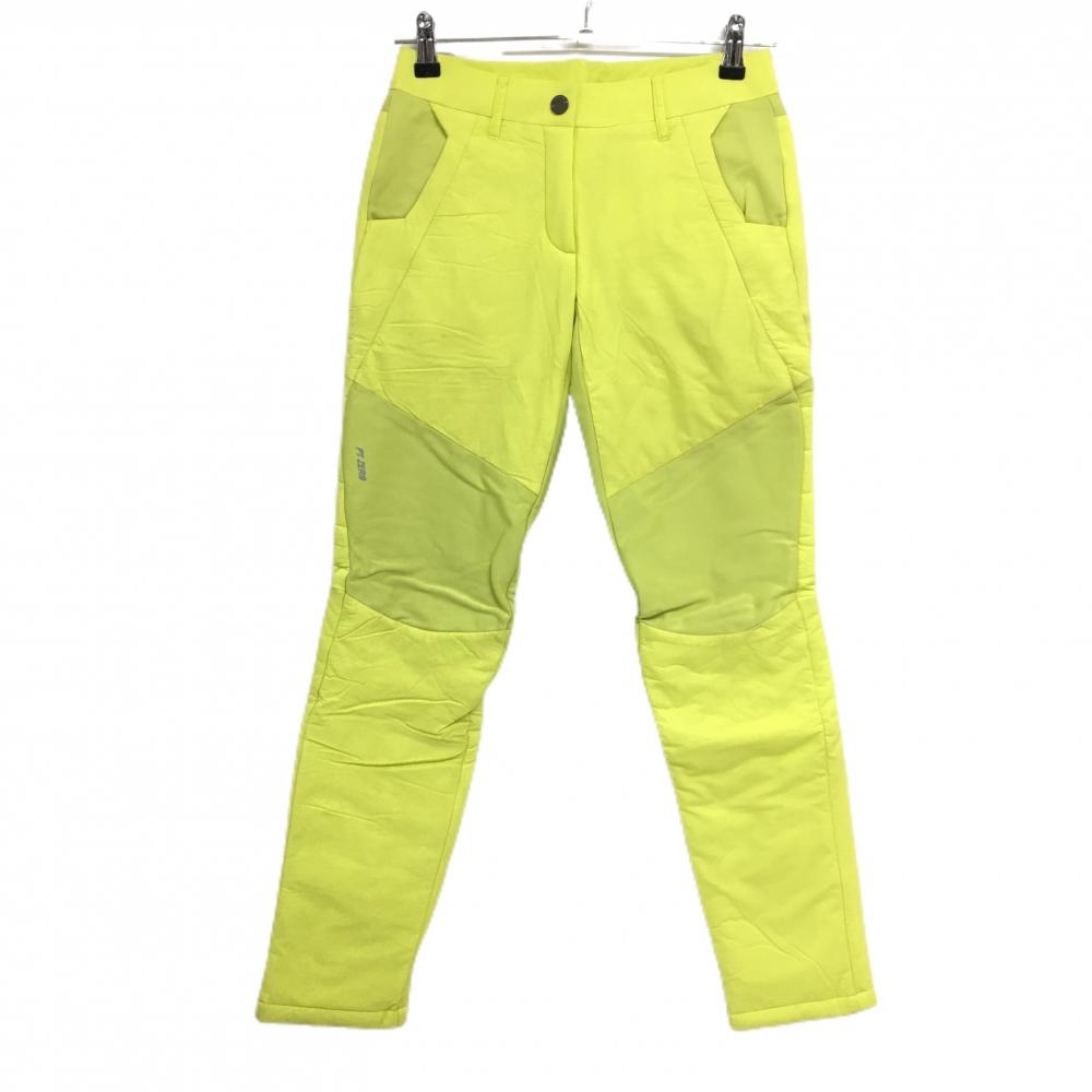 デサントゴルフ 中綿パンツ イエロー 裏一部起毛 中田英寿  レディース SS ゴルフウェア DESCENTE