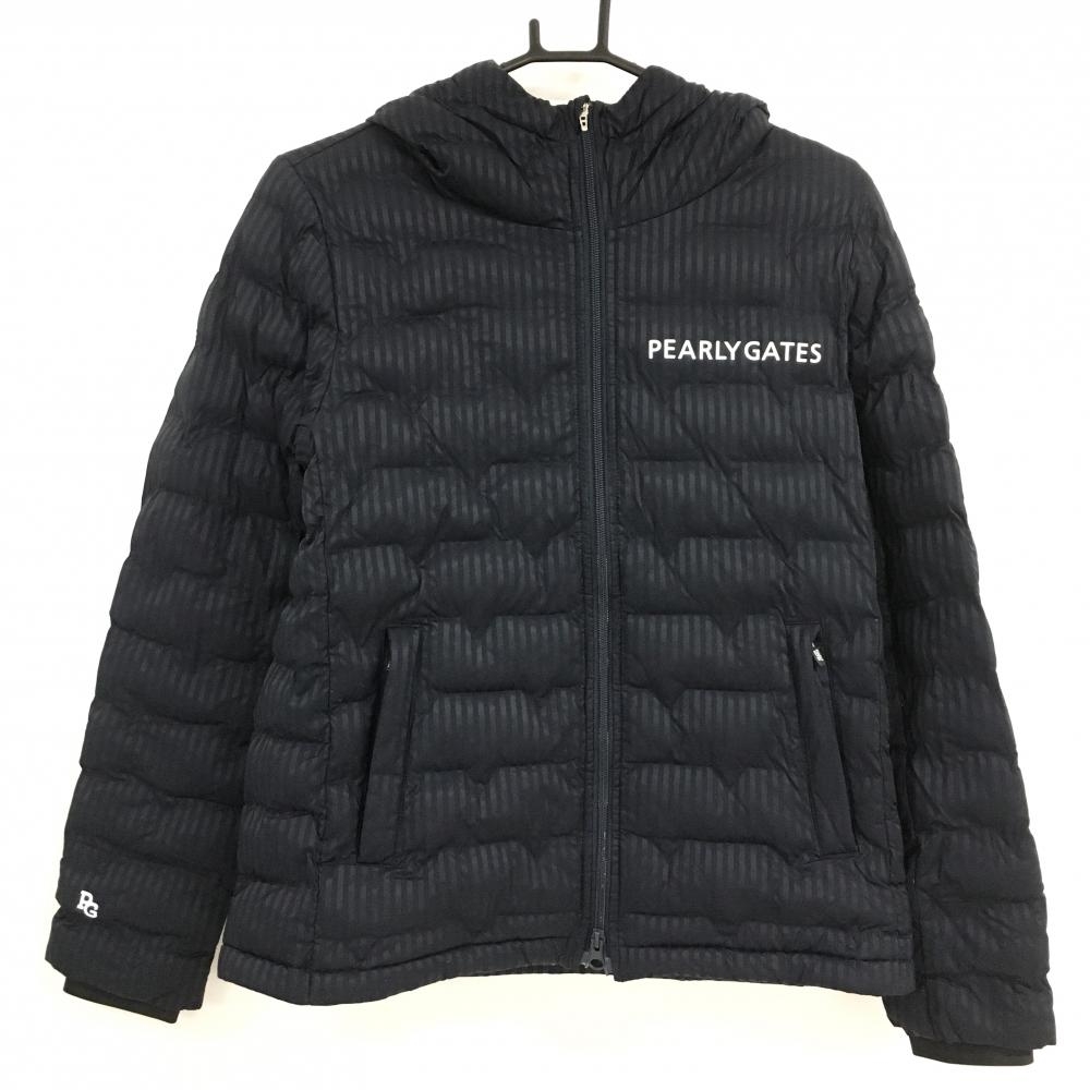 PEARLY GATES パーリーゲイツ ダウンジャケット 星地模様 ワッペン PEARLY GATES パーリーゲイツ ダウンジャケット 星地模様 ワッペン
