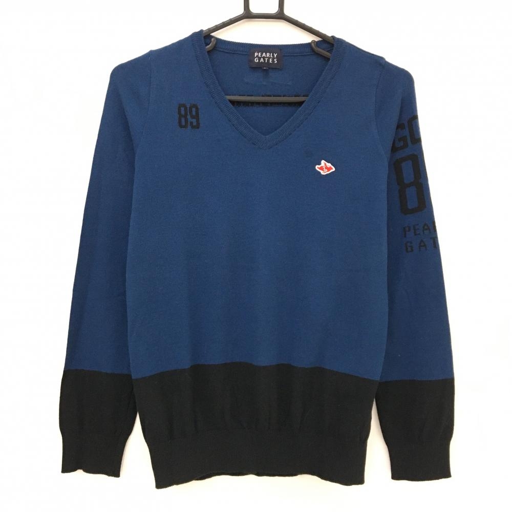 PEARLY GATES ネイビーセーター タートルネックセット PEARLY GATES ネイビーセーター タートルネックセット PEARLY GATES