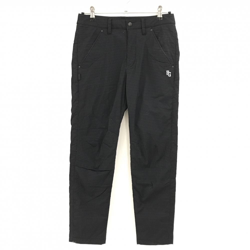 パーリーゲイツ 中綿パンツ ダークネイビー×黒 総柄  レディース 1(M) ゴルフウェア PEARLY GATES