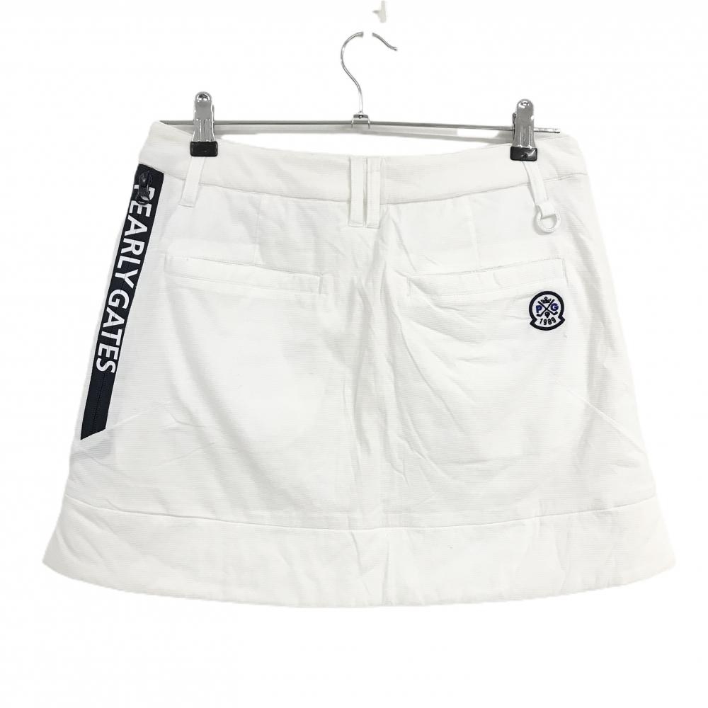 PEARLY GATES ダウンスカート ロゴ入り ゴルフウェア 中綿 白 1 PEARLY GATES ダウンスカート ロゴ入り ゴルフウェア 中綿 白 1 - メルカリ