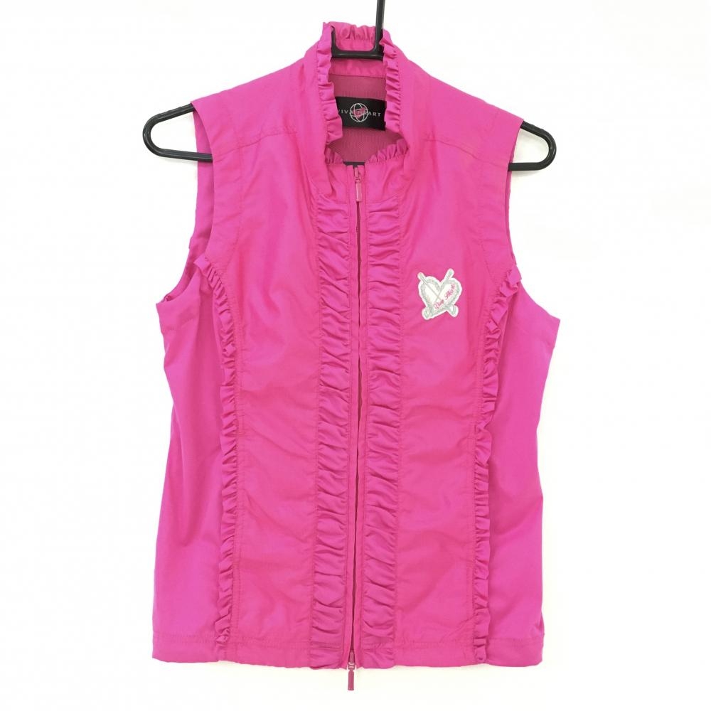 VIVA HEART ビバハート フリル ジャケット グリーン 42　ゴルフ