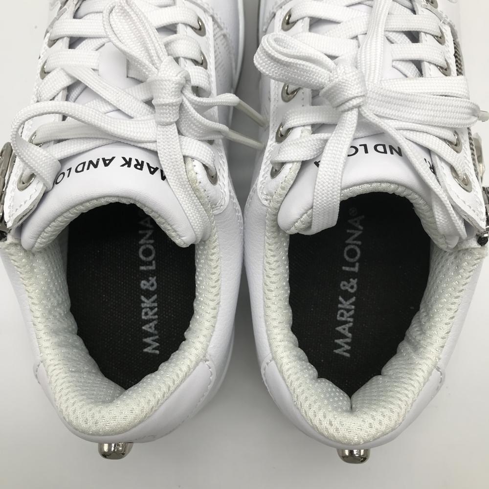 未使用品】マークアンドロナ ゴルフシューズ 白 MLS-2A-SS31 シューズ