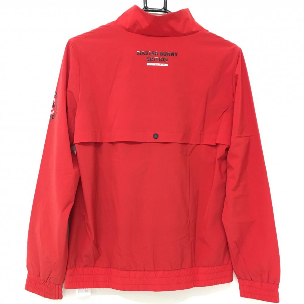 新品】マスターバニー ジャケットブルゾン レッド×黒 耐久撥水 裏地