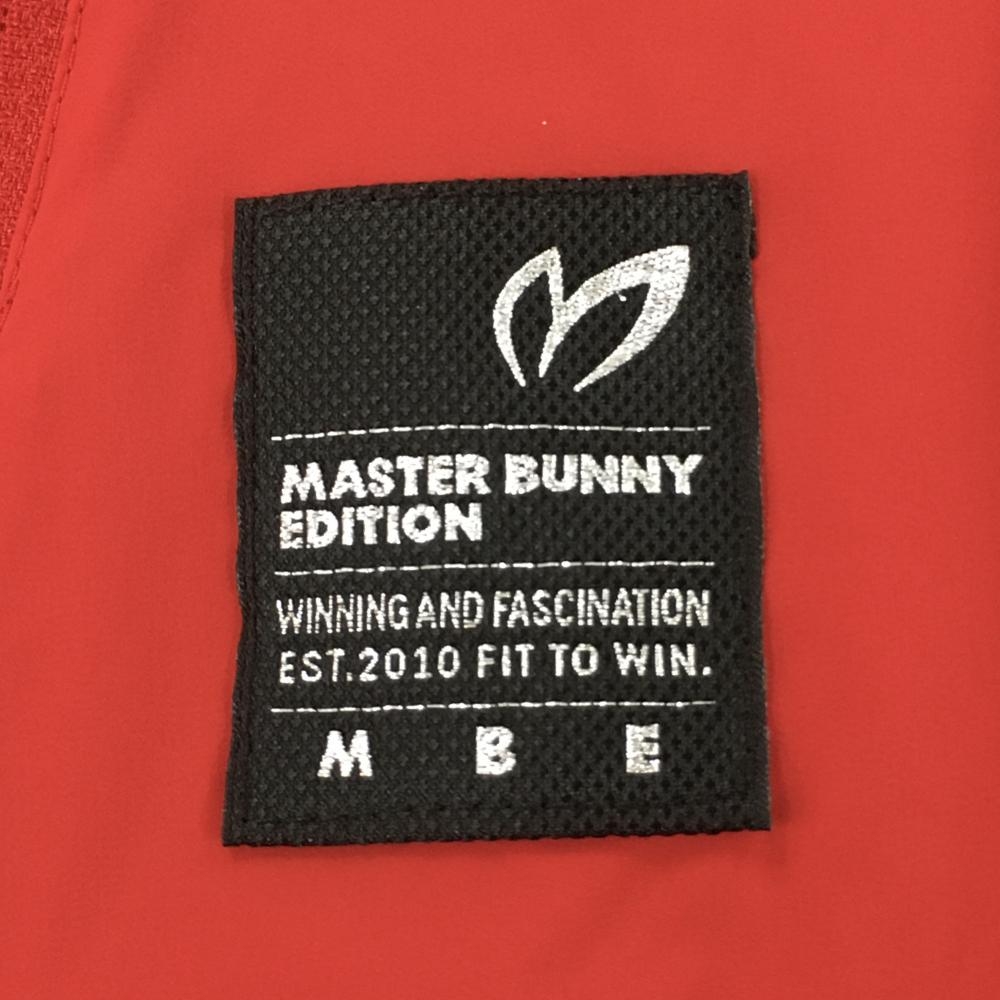 新品】マスターバニー ジャケットブルゾン レッド×黒 耐久撥水 裏地