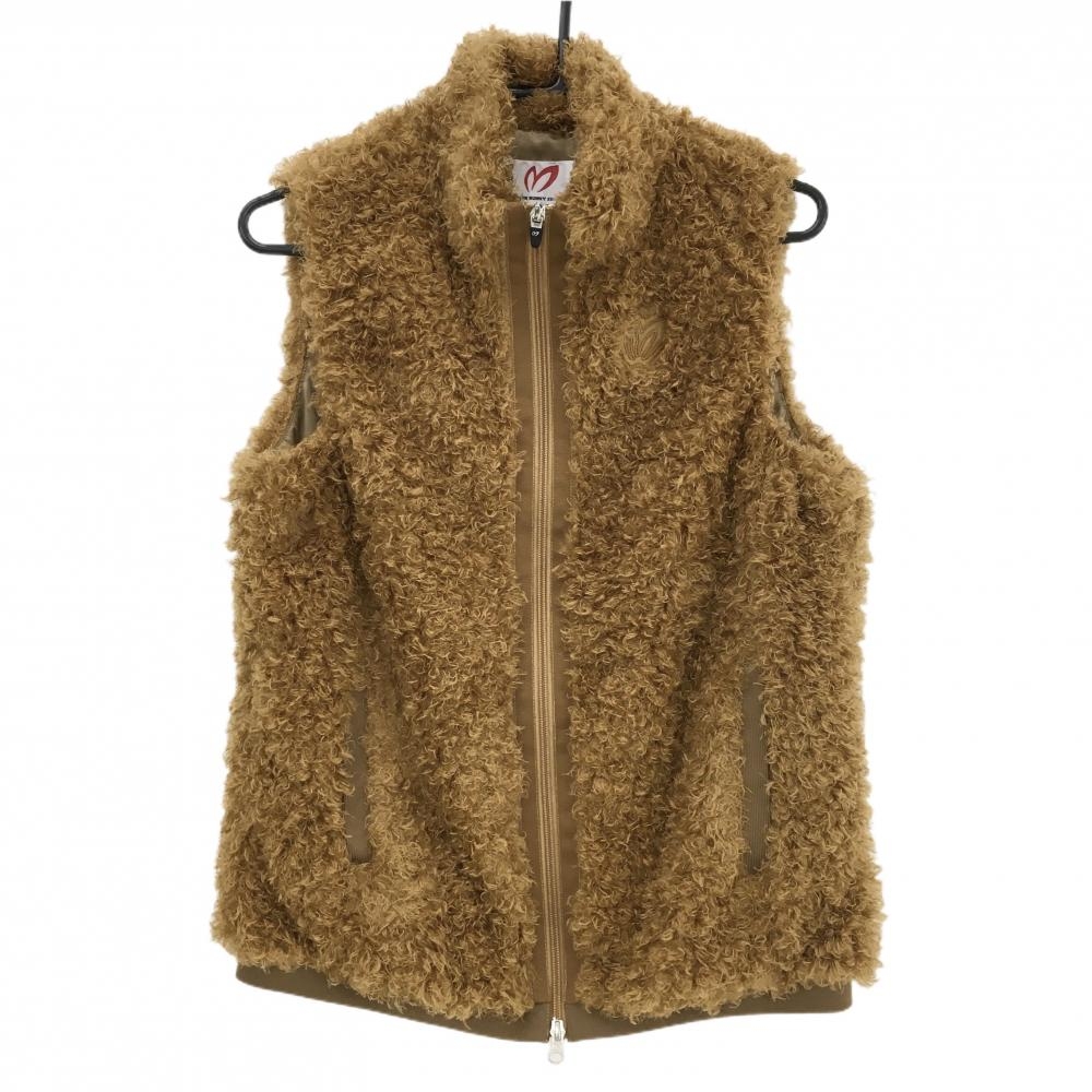 【新品】マスターバニー ファーベスト ライトブラウン  レディース 2(L) ゴルフウェア 2024年モデル MASTER BUNNY EDITION