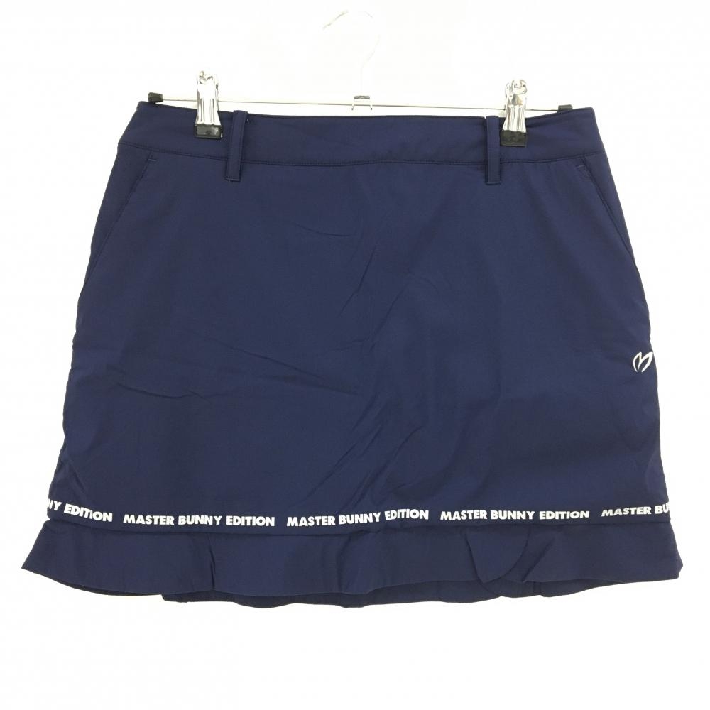 マスターバニーエディション 中綿スカート ネイビー 新品】マスターバニー 中綿スカート ネイビー ロゴシルバー