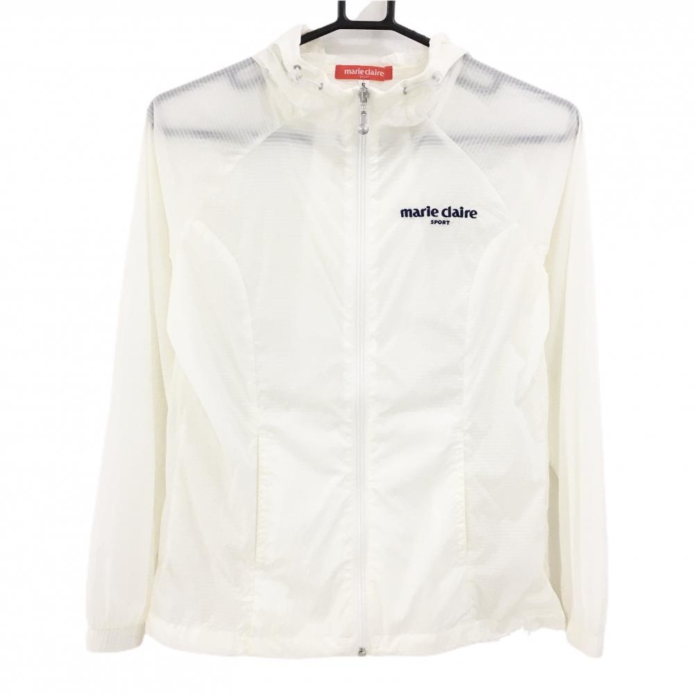 PEARLY GATES ホワイトナイロンジャケット PEARLY GATES パーリーゲイツ ナイロンパーカー 白 ロゴ総柄