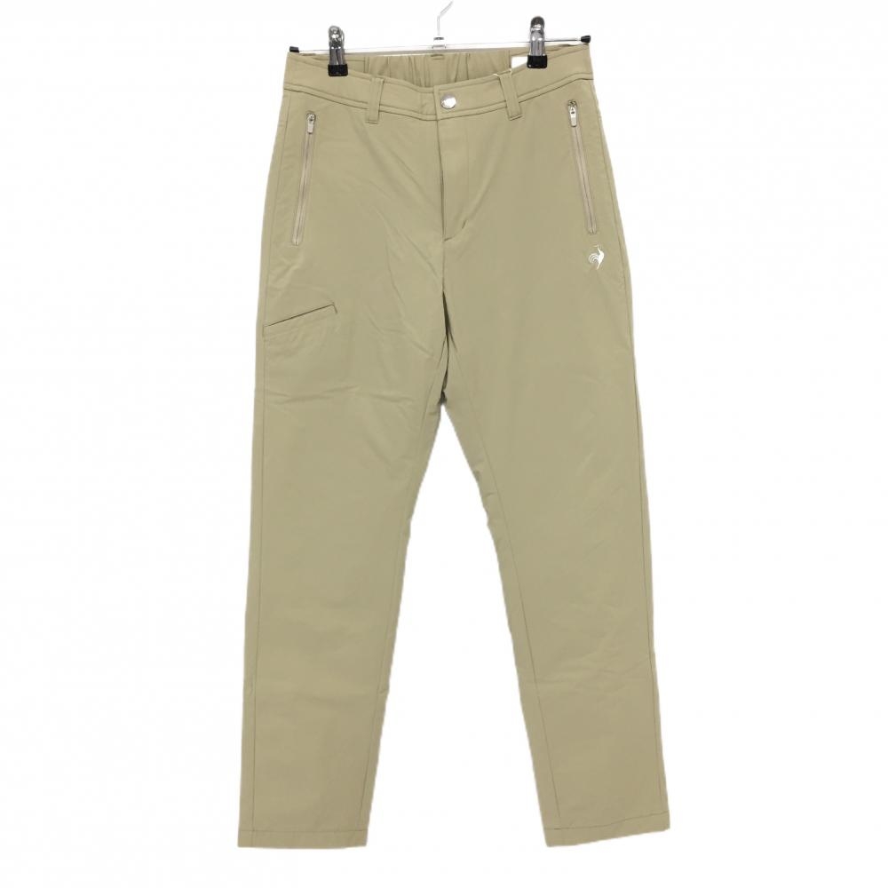 【新品】ルコック 中綿パンツ ベージュ 防風 はっ水 保温 ストレッチ レディース S ゴルフウェア le coq sportif