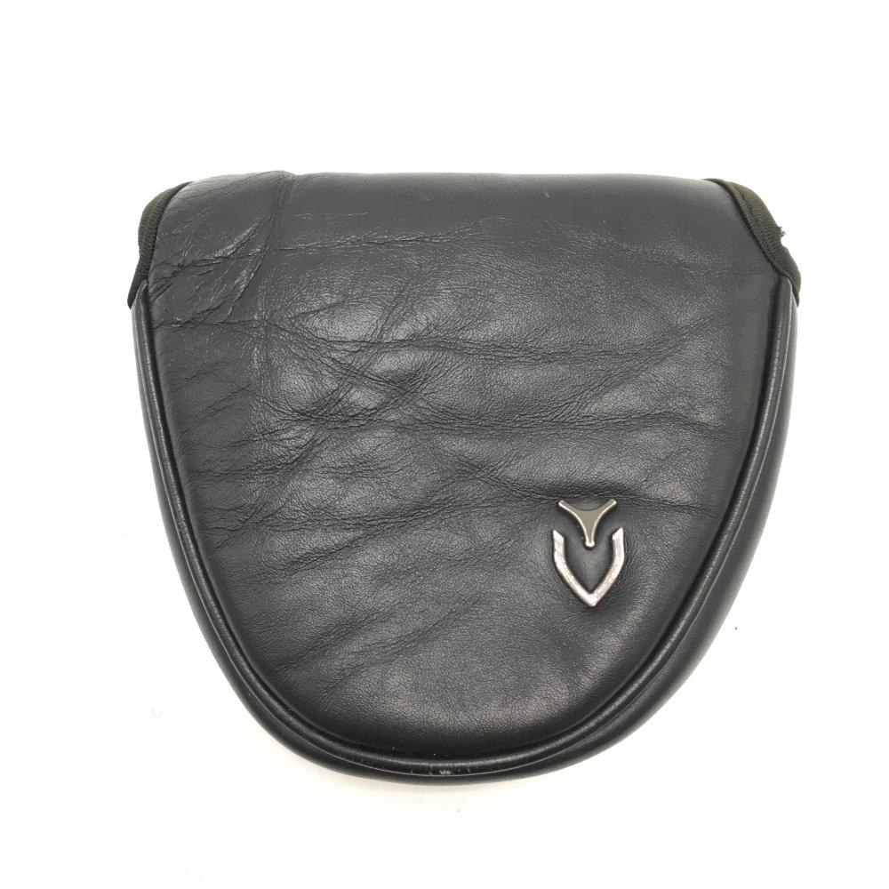 ベゼル パターカバー 黒 マレット型 ヘッドカバーゴルフ VESSEL