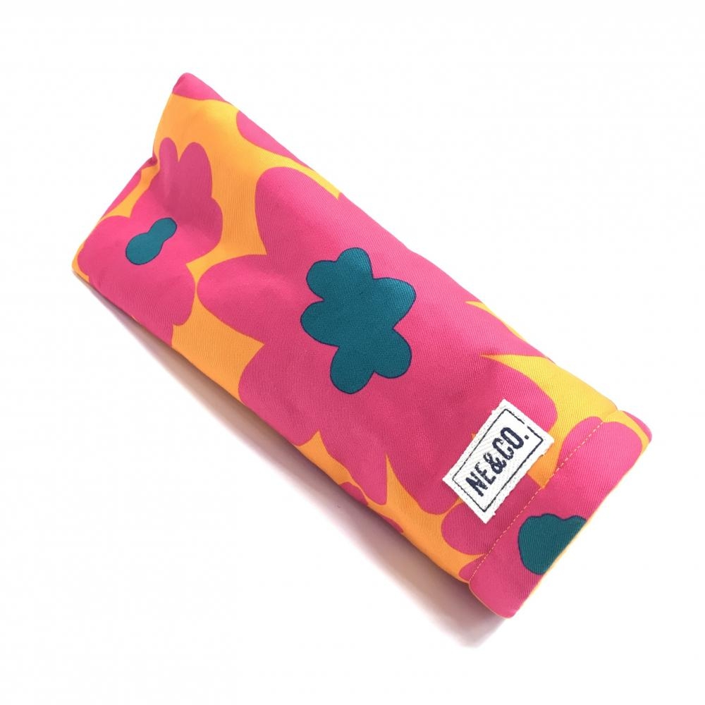 【新品】ニールグアンドコー ヘッドカバー(DR) オレンジ×ピンク 花柄 ドライバー用ゴルフ NE&CO