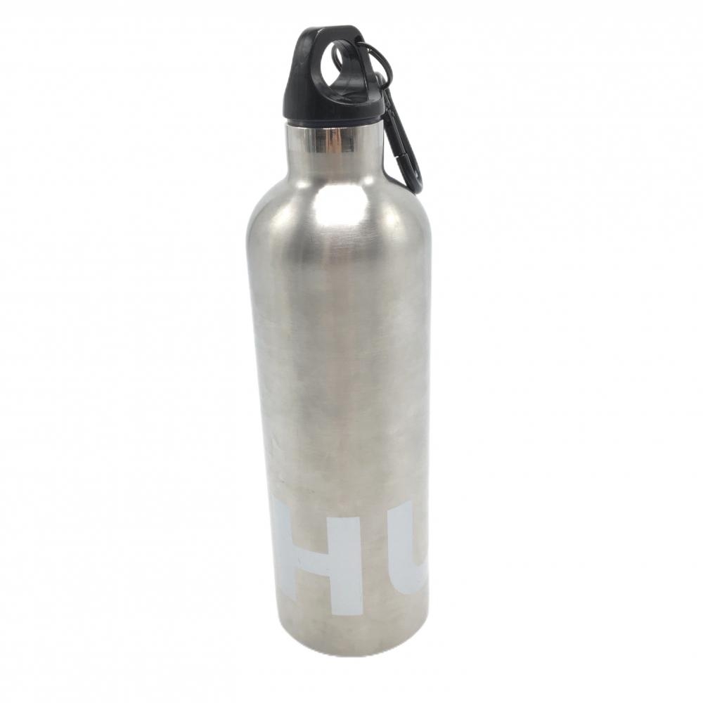 【超美品】ヒューゴボス 水筒 シルバー ステンレスボトル カラビナ付 ゴルフ HUGO BOSS