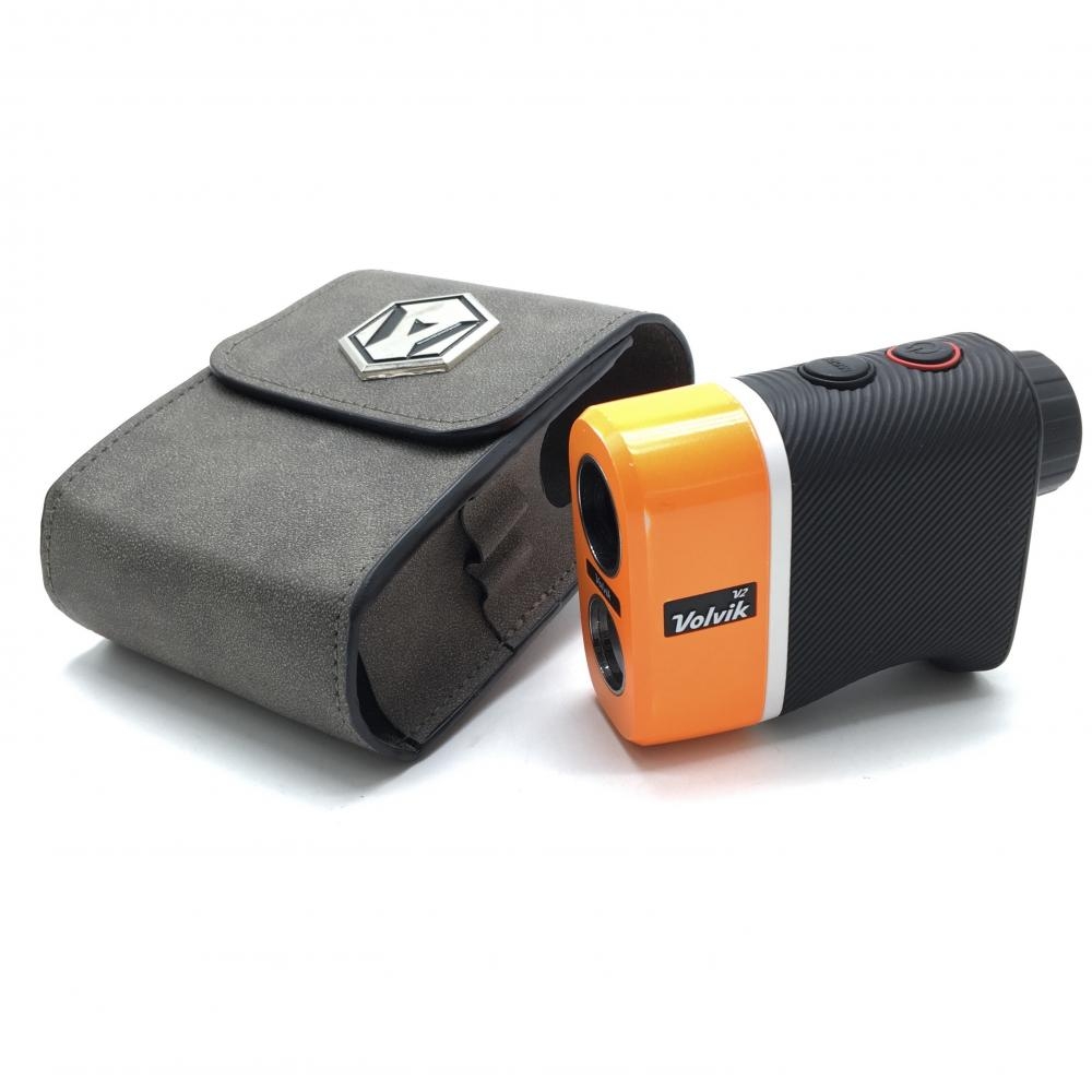 ボルビック レーザー距離計 オレンジ×黒 V2 ケース付 通電確認済みゴルフ Volvik