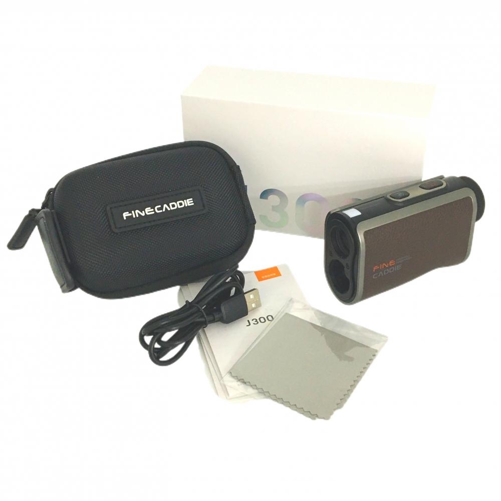 【超美品】ファインキャディ レーザー距離計 ブラウン J300 通電確認済み ケース付き ゴルフ FineCaddie