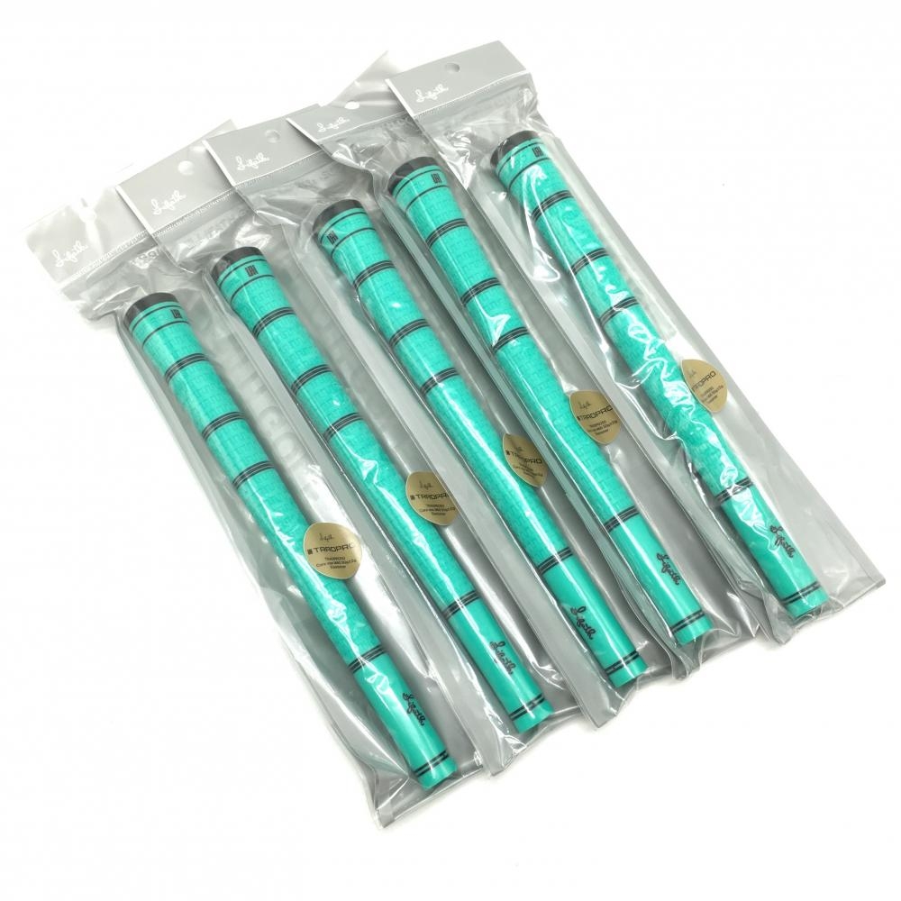 【新品】リファース グリップ5本セット ブルーグリーン×黒 TRADPROゴルフ LIFATH