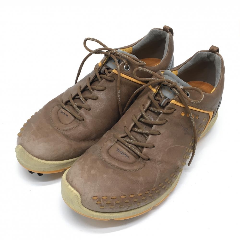 エコー ゴルフシューズ ブラウン BIOM メンズ 41(25.5相当) ゴルフウェア ecco