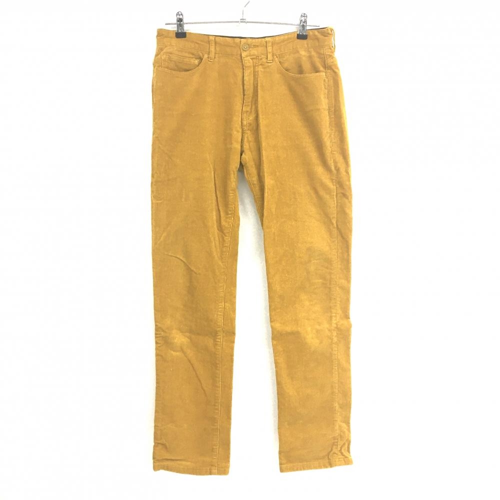 【超美品】アーノルドパーマー パンツ イエローオレンジ コーデュロイ ストレッチ  メンズ 2 ゴルフウェア Arnold Palmer