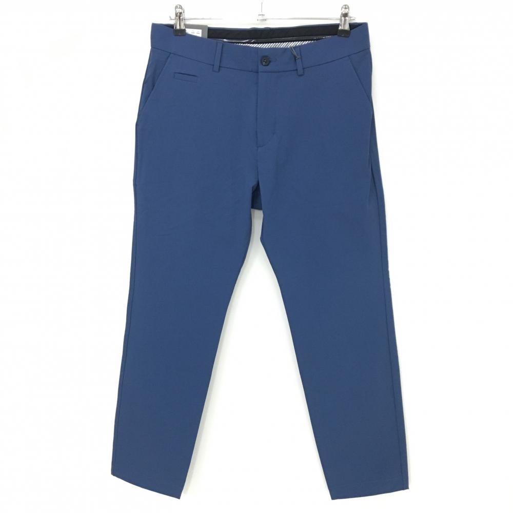 【新品】チュース パンツ ネイビー系 裏微起毛 ストレッチ 無地 メンズ W33/L32 ゴルフウェア KJUS