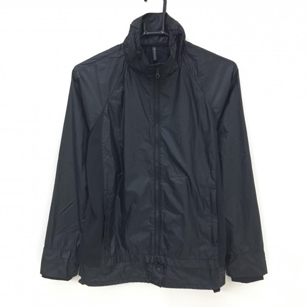 【超美品】ダンスキン ナイロンジャケット 黒 サイド切替  レディース L ゴルフウェア DANSKIN