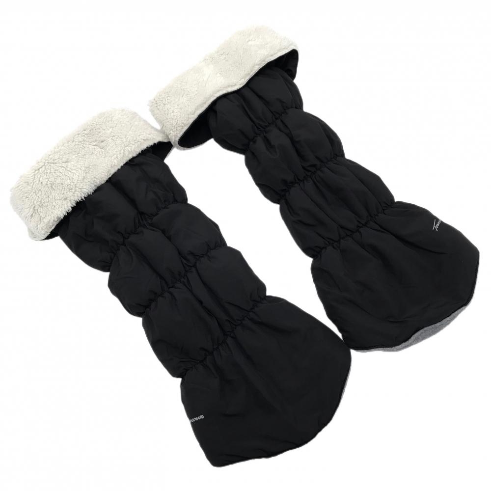 【超美品】トミーアーマー 中綿レッグウォーマー 黒 裏フリース レディース  ゴルフウェア Tommy Armour