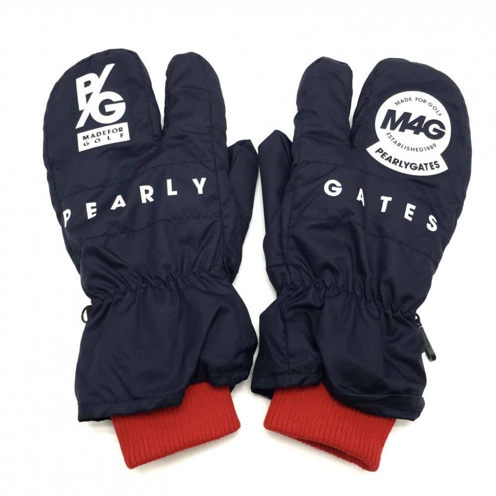 レザレクション 手袋 ミトン ボア ネイビー トンボレスキュー 耐切創