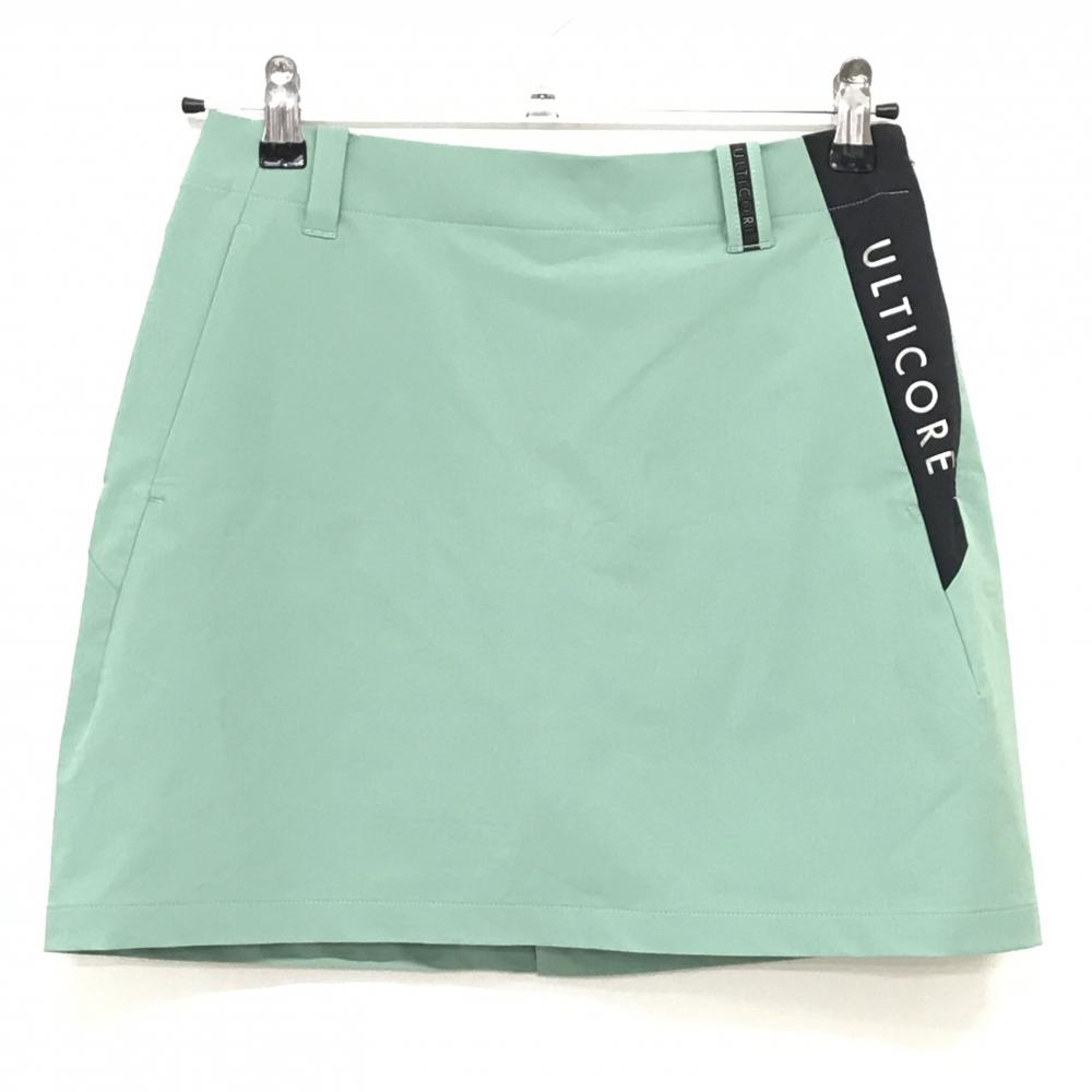 【美品】ブリヂストン スカート グリーン ULTICORE 内側インナーパンツ  レディース S ゴルフウェア Bridgestone