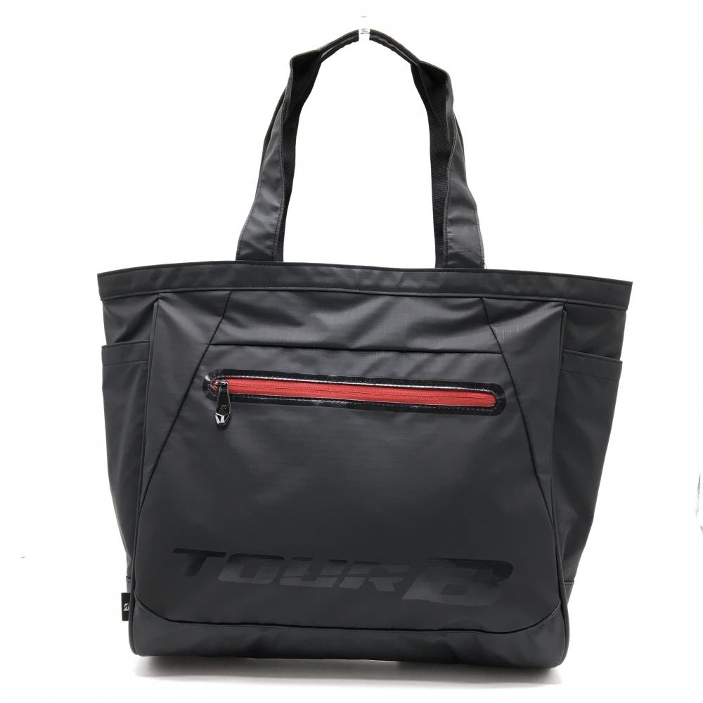 【新品】ブリヂストンTOURB ビッグトートバッグ 黒 シューズ収納可 複数ポケットゴルフ Bridgestone