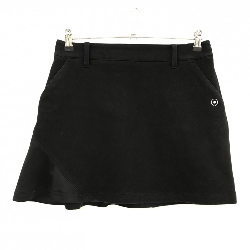 ピン スカート 黒 ロゴ刺しゅう  レディース L ゴルフウェア PING