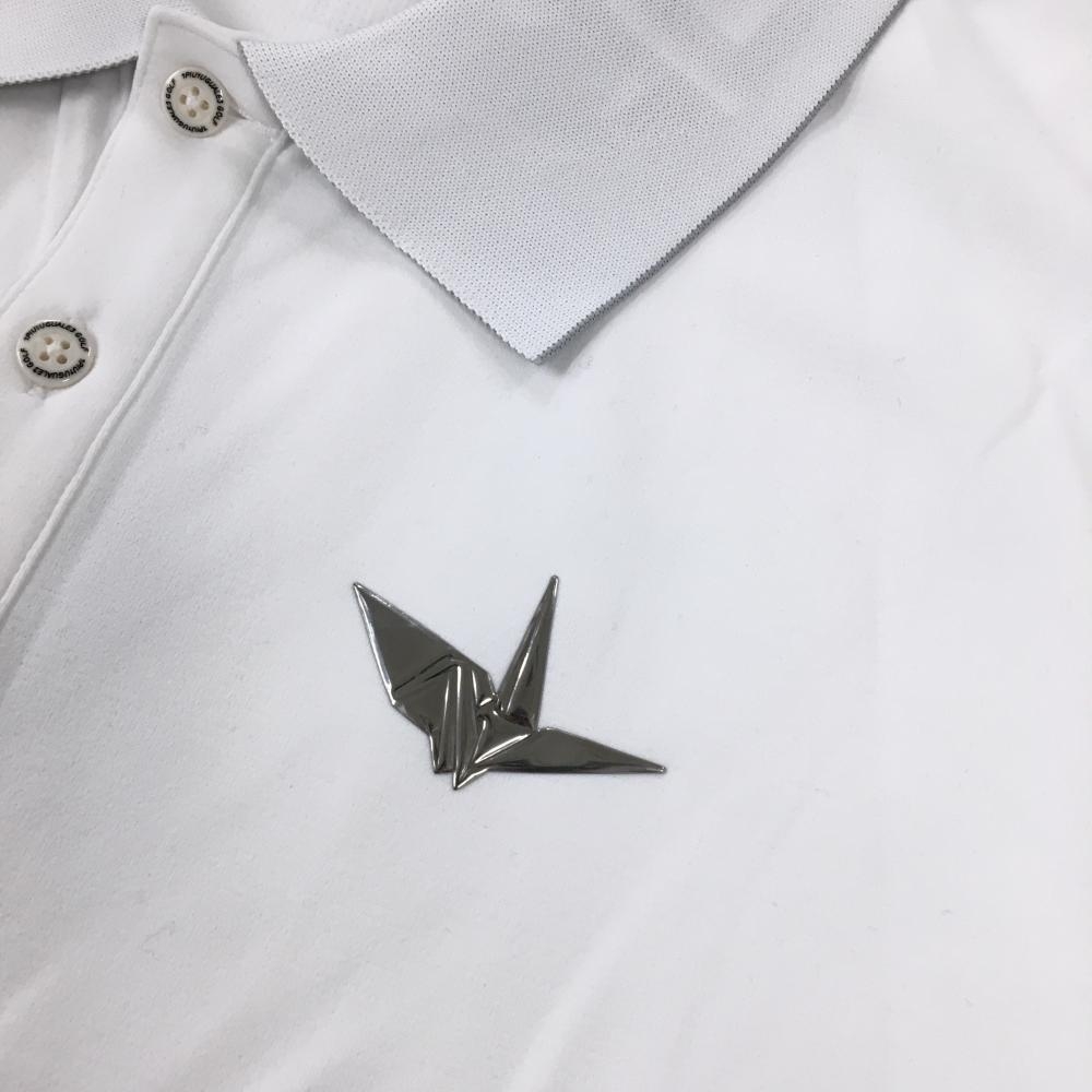 【極美品】ウノピゥウノウグァーレトレ ゴルフ 刺繍ロゴ 長袖 ポロシャツ Ⅵ 極美品】ウノピゥウノウグァーレトレ ゴルフ 刺繍ロゴ 長袖 ポロシャツ