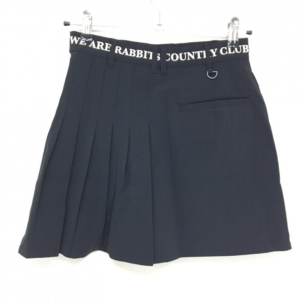 美品】エフアールツー スカート 黒×白 サイドロゴ 内側インナーパンツ