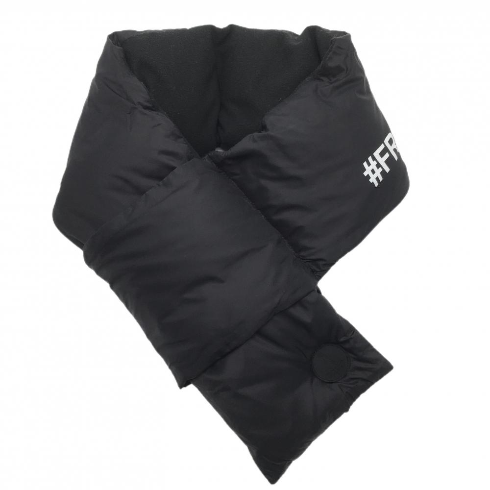 【超美品】エフアールツー 中綿ネックウォーマー 黒 ロゴ白   F   ゴルフウェア #FR2 GOLF