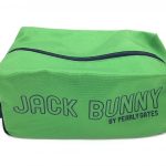 ジャックバニー シューズケース グリーン×ダークネイビー